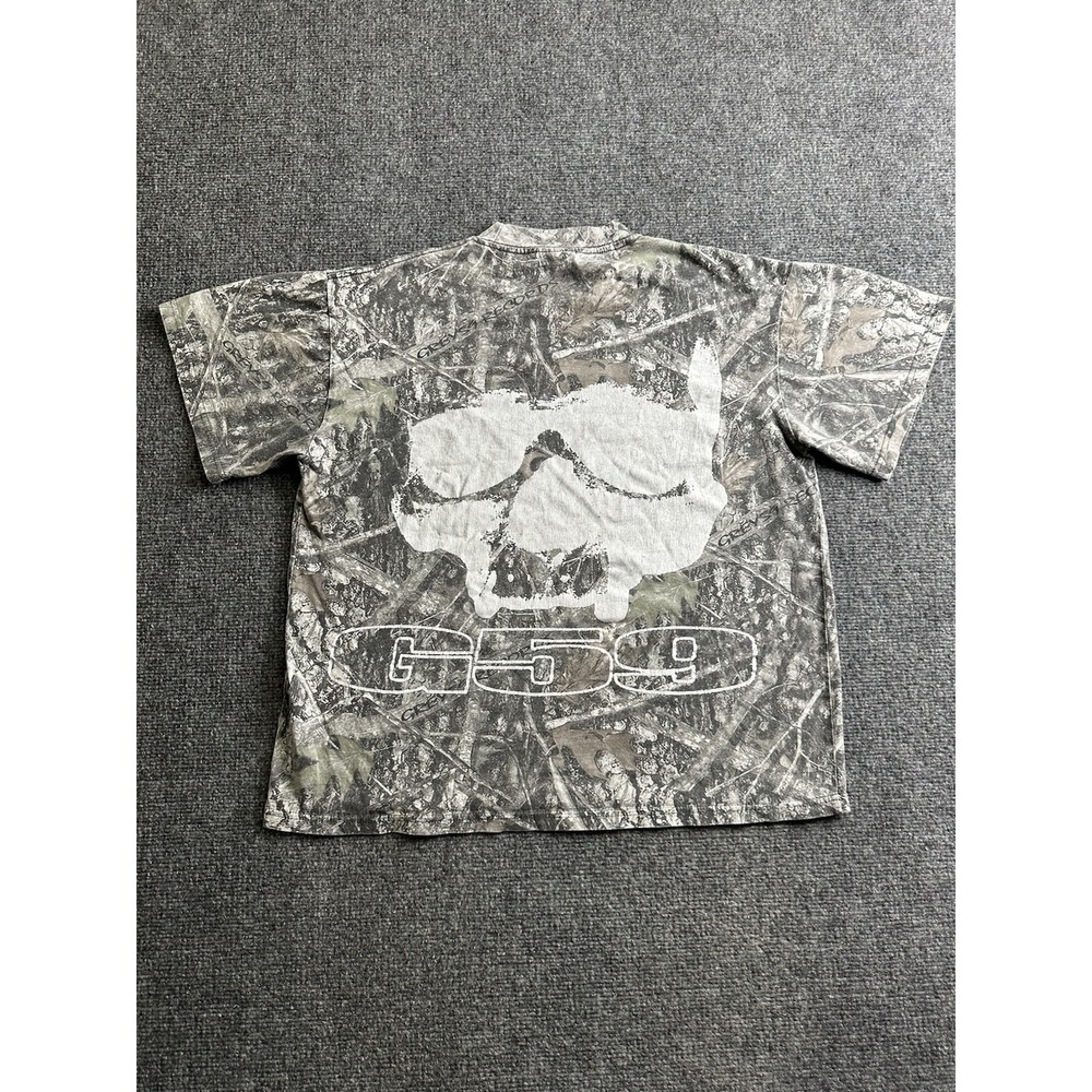Mens G59 Records x Realtree Skull Camo T-Shirt, Size M